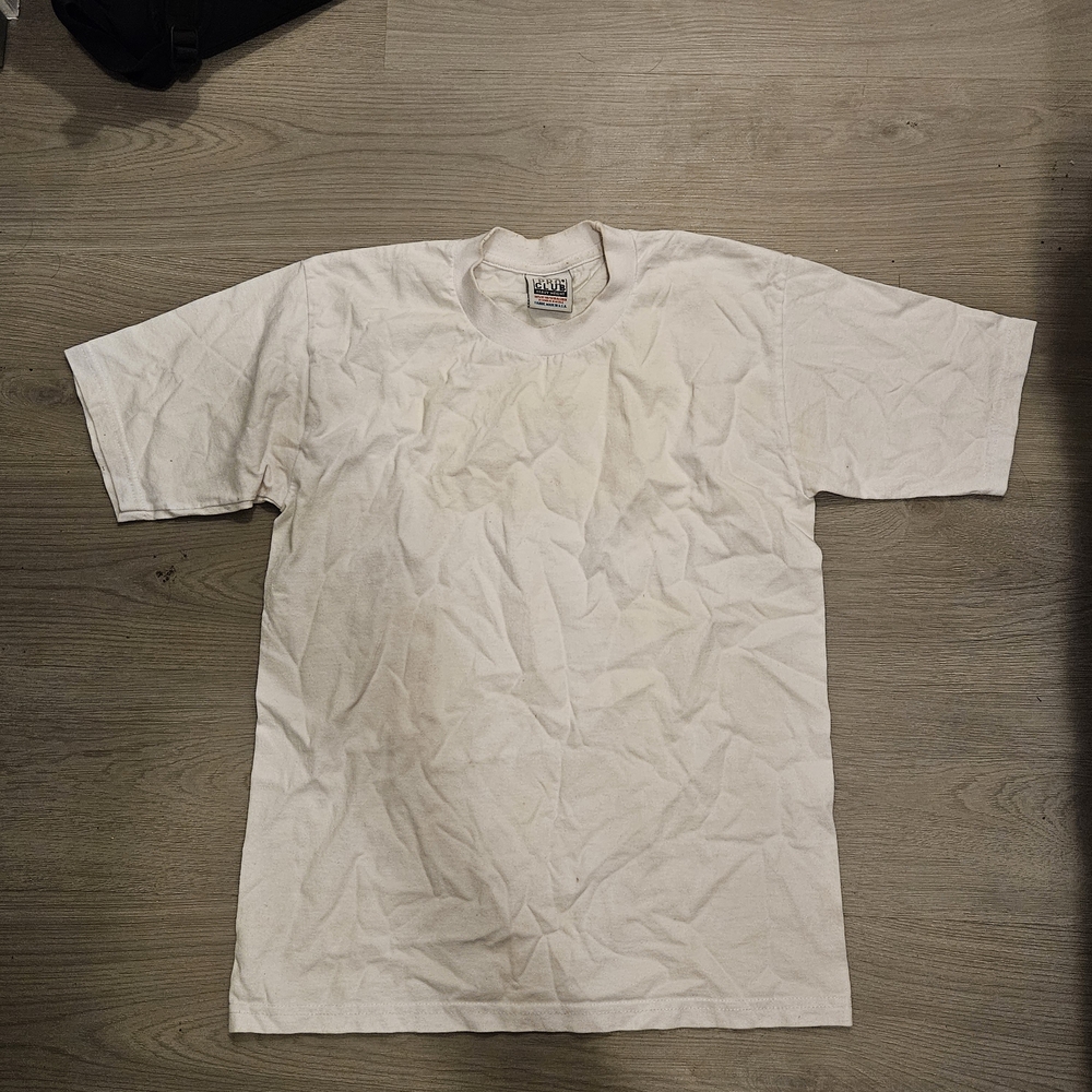 Men's White Short Sleeve Crew T-Shirt